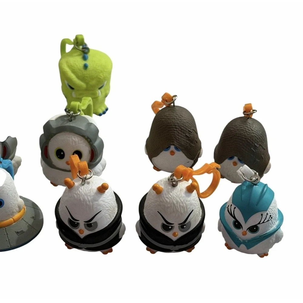 Coop Squad Keychains Mixed Lot Of 18 Bags Backpacks Clips Collectible No Cards